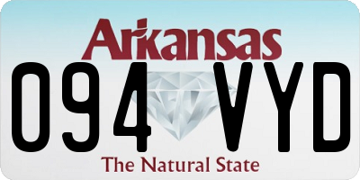 AR license plate 094VYD