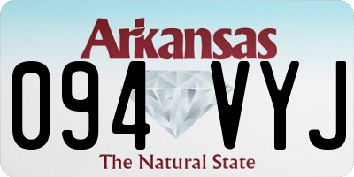 AR license plate 094VYJ