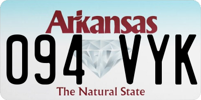 AR license plate 094VYK