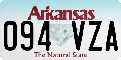 AR license plate 094VZA