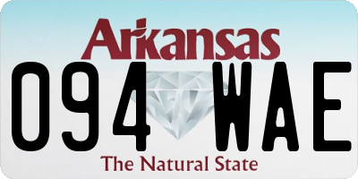 AR license plate 094WAE