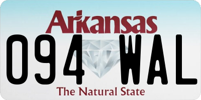 AR license plate 094WAL