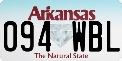 AR license plate 094WBL