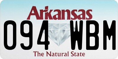 AR license plate 094WBM
