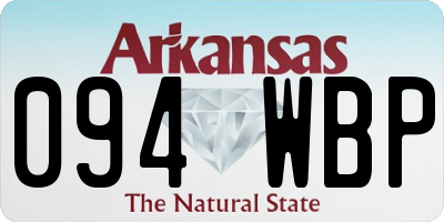 AR license plate 094WBP
