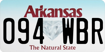 AR license plate 094WBR