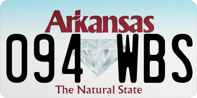 AR license plate 094WBS