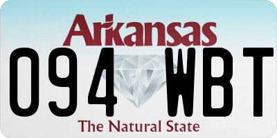 AR license plate 094WBT