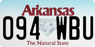 AR license plate 094WBU