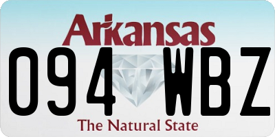 AR license plate 094WBZ