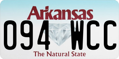 AR license plate 094WCC
