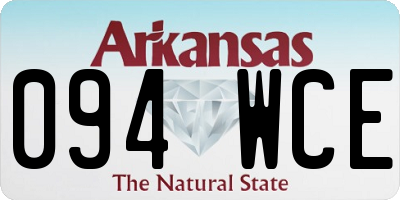 AR license plate 094WCE