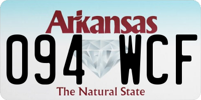 AR license plate 094WCF