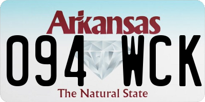 AR license plate 094WCK