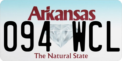 AR license plate 094WCL