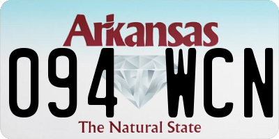 AR license plate 094WCN