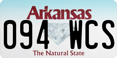 AR license plate 094WCS