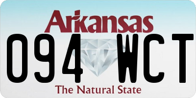 AR license plate 094WCT