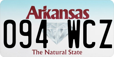 AR license plate 094WCZ