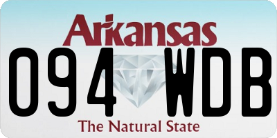AR license plate 094WDB