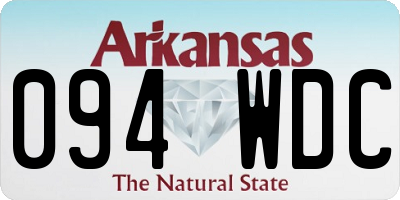 AR license plate 094WDC