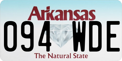 AR license plate 094WDE