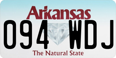 AR license plate 094WDJ