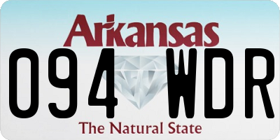 AR license plate 094WDR