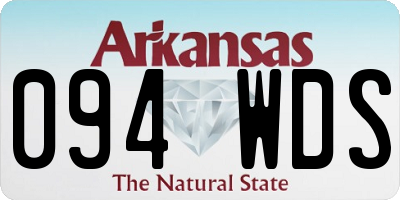 AR license plate 094WDS