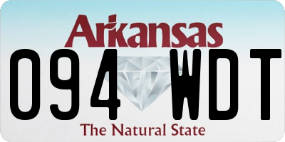 AR license plate 094WDT