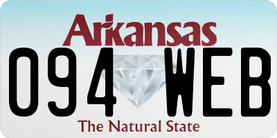 AR license plate 094WEB