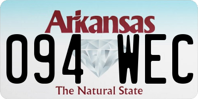 AR license plate 094WEC