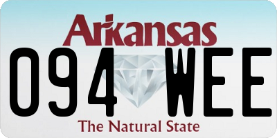 AR license plate 094WEE