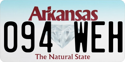 AR license plate 094WEH