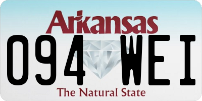 AR license plate 094WEI