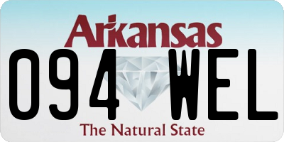 AR license plate 094WEL