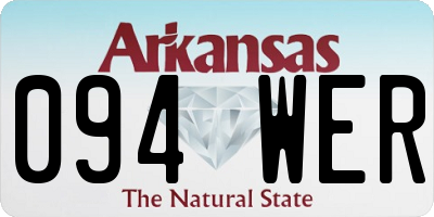 AR license plate 094WER