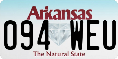 AR license plate 094WEU