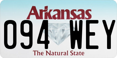 AR license plate 094WEY