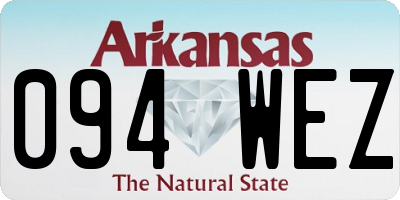 AR license plate 094WEZ