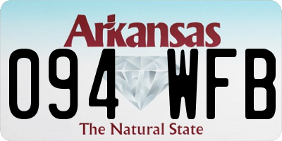 AR license plate 094WFB