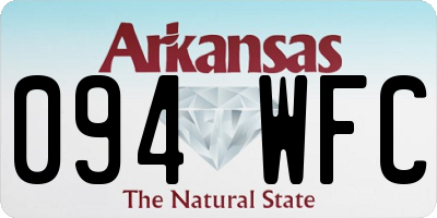 AR license plate 094WFC