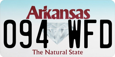 AR license plate 094WFD
