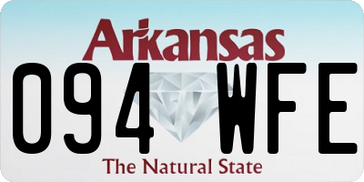 AR license plate 094WFE
