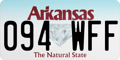 AR license plate 094WFF
