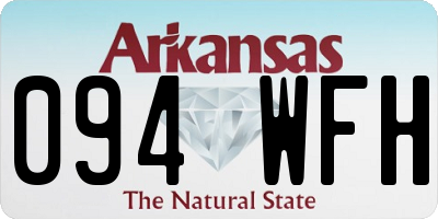 AR license plate 094WFH