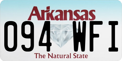 AR license plate 094WFI