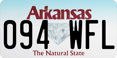 AR license plate 094WFL