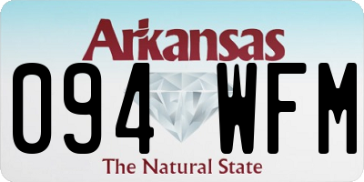 AR license plate 094WFM