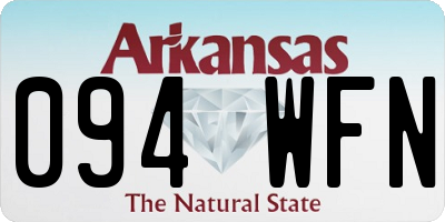 AR license plate 094WFN